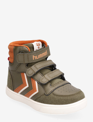 Hummel - STADIL PRO JR - sneakers med høyt skaft - olive night - 0