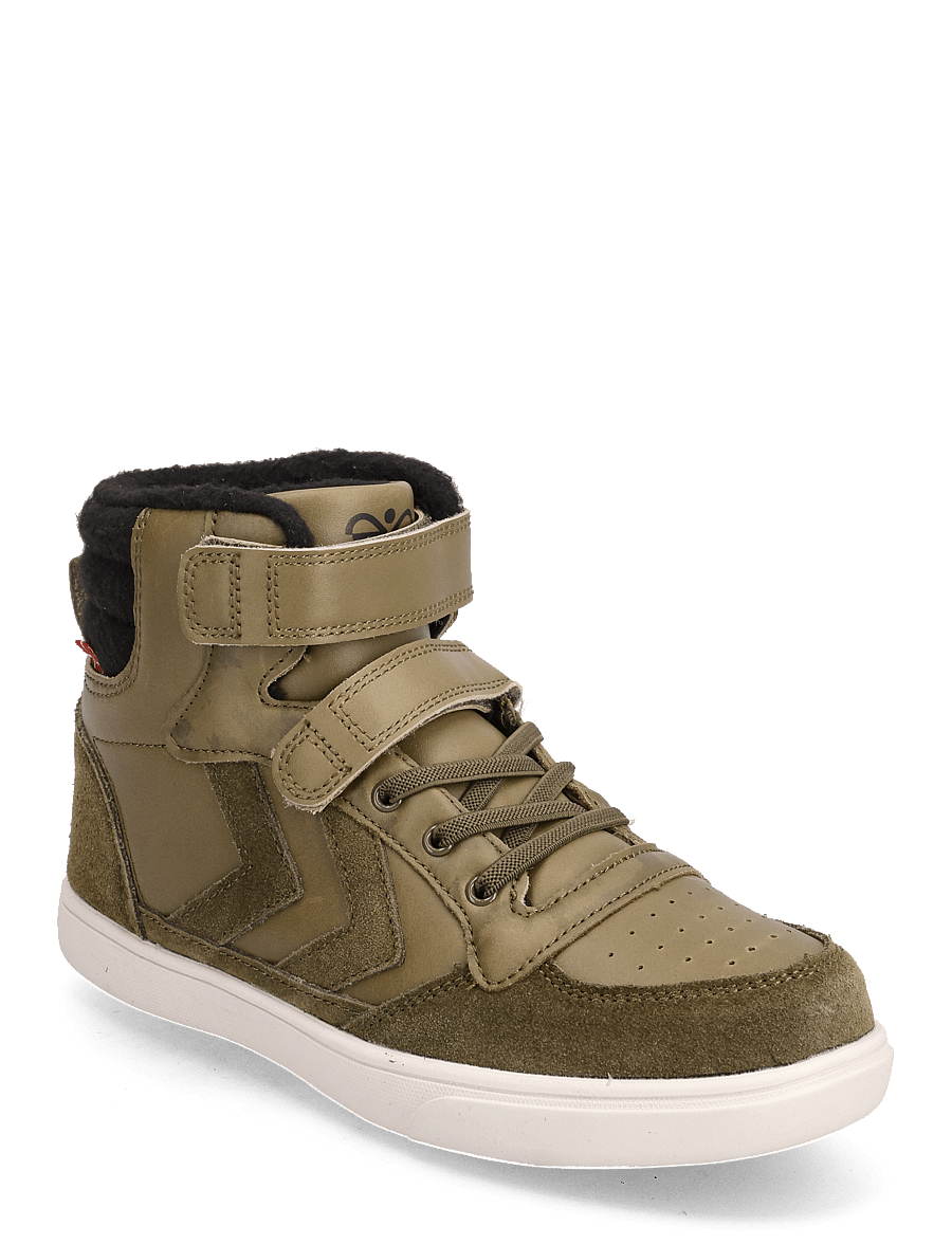 Hummel - STADIL WINTER HIGH JR - sko - dark olive - 0