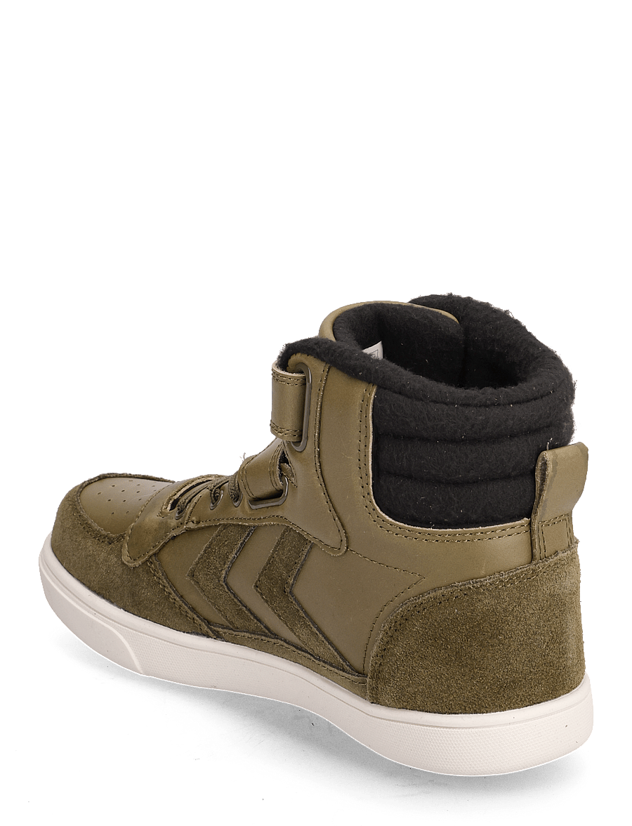 Hummel - STADIL WINTER HIGH JR - sko - dark olive - 2