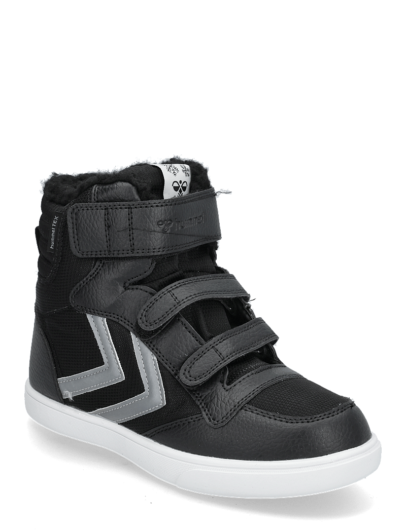 Hummel - STADIL SUPER POLY BOOT RECYCLED TEX JR - skor - black/grey - 0