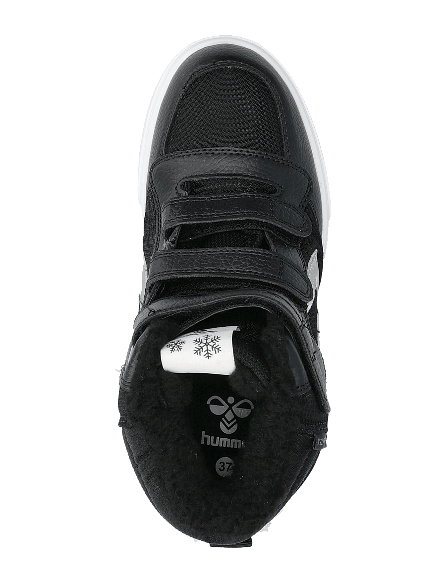 Hummel - STADIL SUPER POLY BOOT RECYCLED TEX JR - fall shoes - black/grey - 3