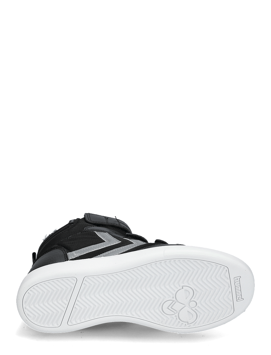 Hummel - STADIL SUPER POLY BOOT RECYCLED TEX JR - fall shoes - black/grey - 4