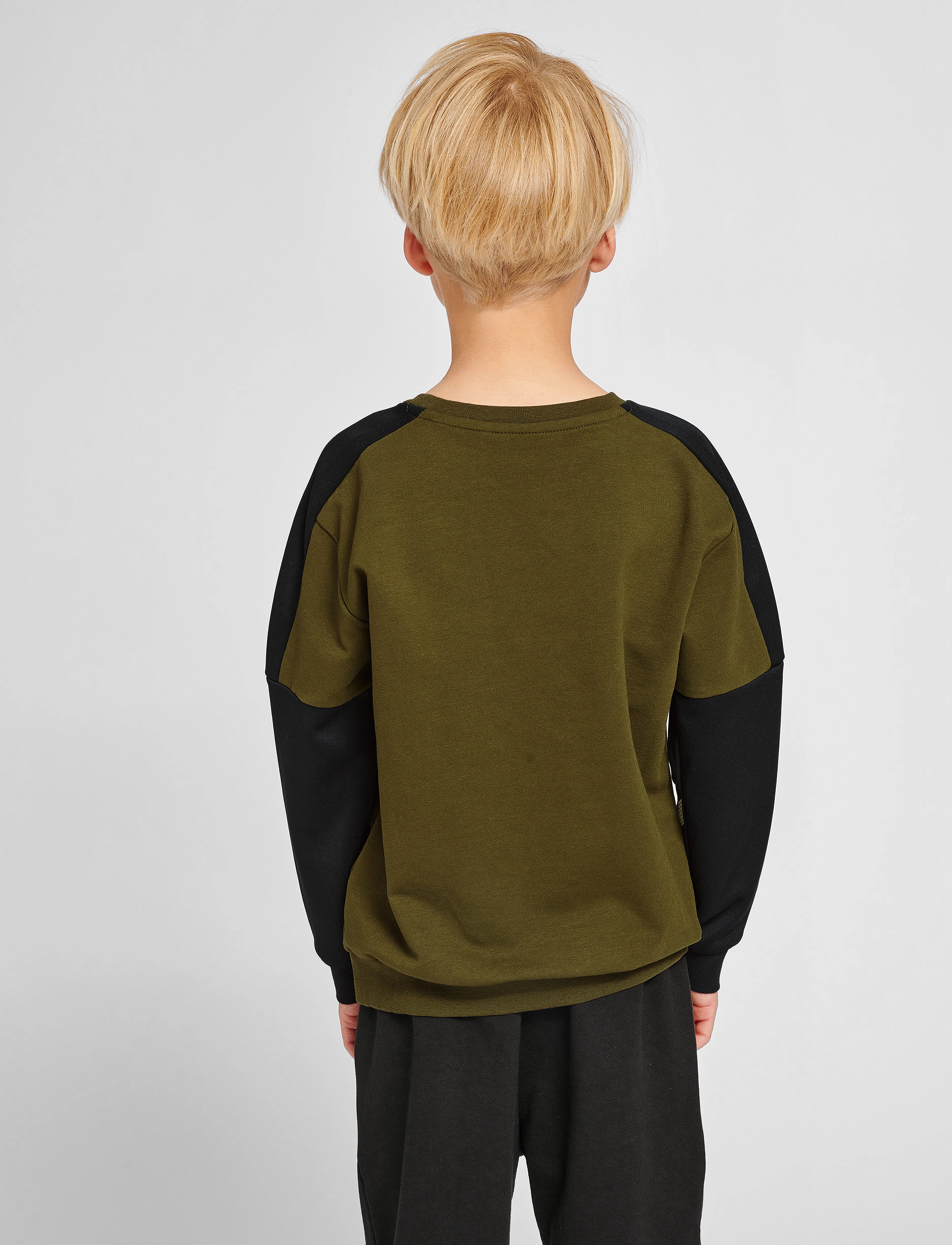 Hummel - hmlEDWARD SWEATSHIRT - dark olive - 4