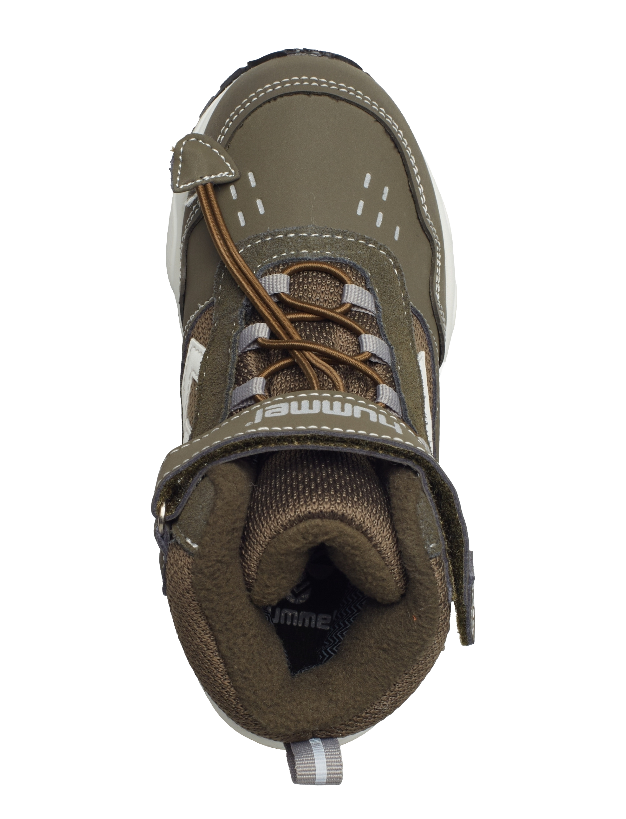 Hummel - ZAP HIKE TEX JR - fall shoes - dark olive - 3