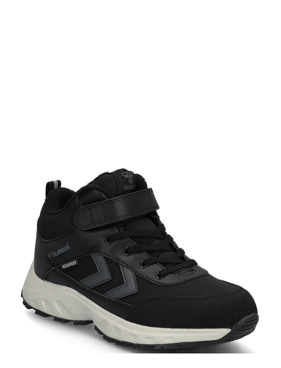 Hummel - ROOT TEX JR - hoher schnitt - black/grey - 0