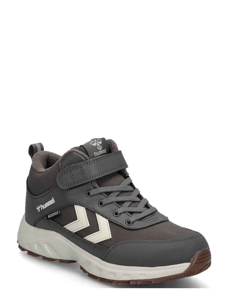 Hummel - ROOT TEX JR - høje sneakers - dark gull gray - 0
