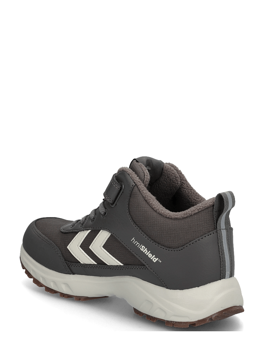 Hummel - ROOT TEX JR - høje sneakers - dark gull gray - 1