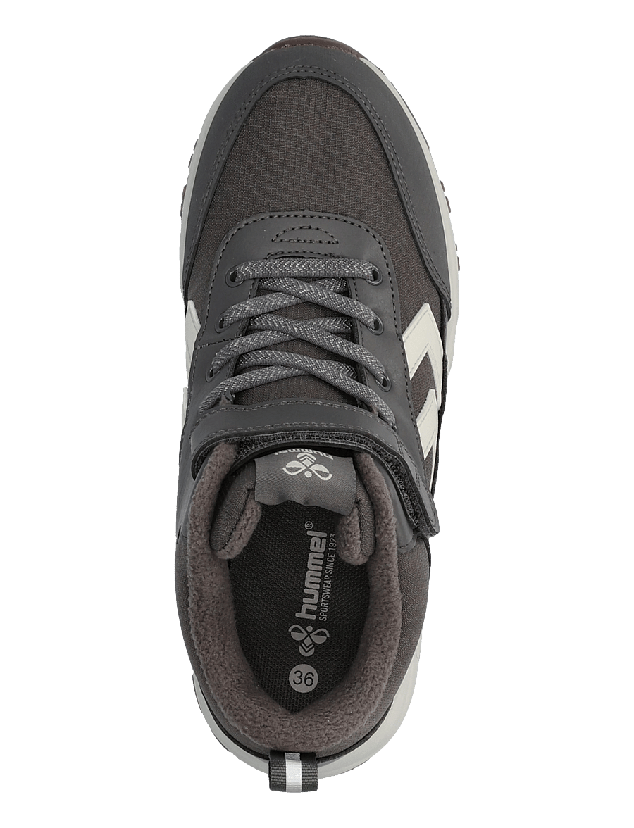 Hummel - ROOT TEX JR - høje sneakers - dark gull gray - 3
