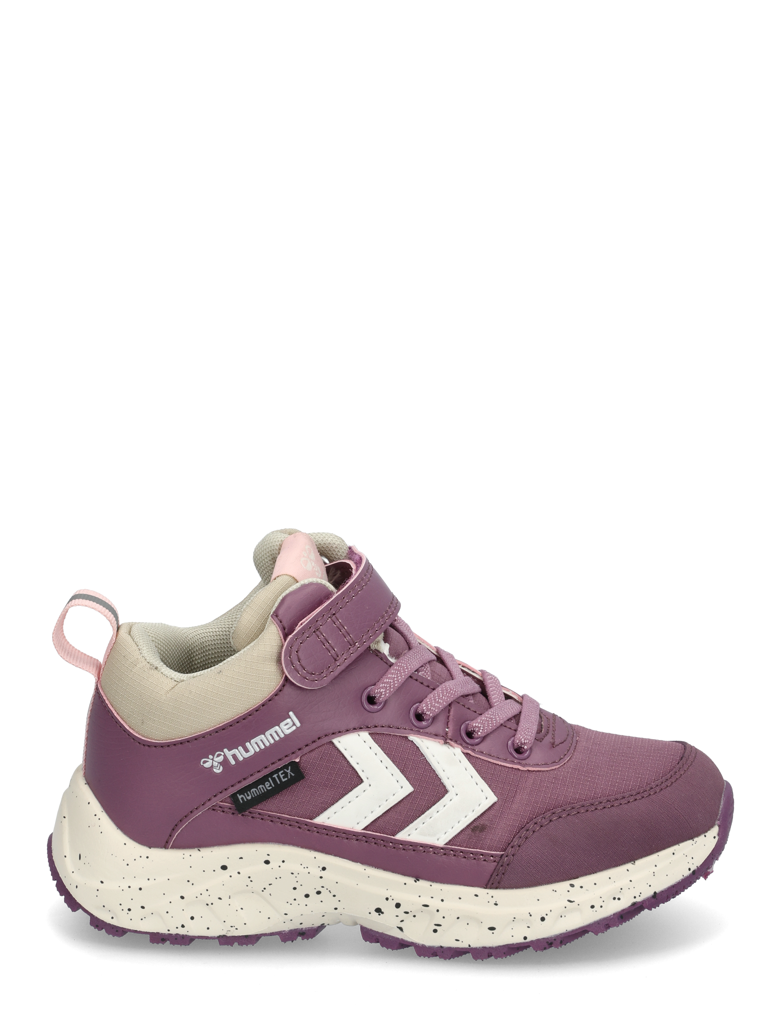 Hummel - ROOT TEX JR - korkeavartiset tennarit - tulipwood - 1
