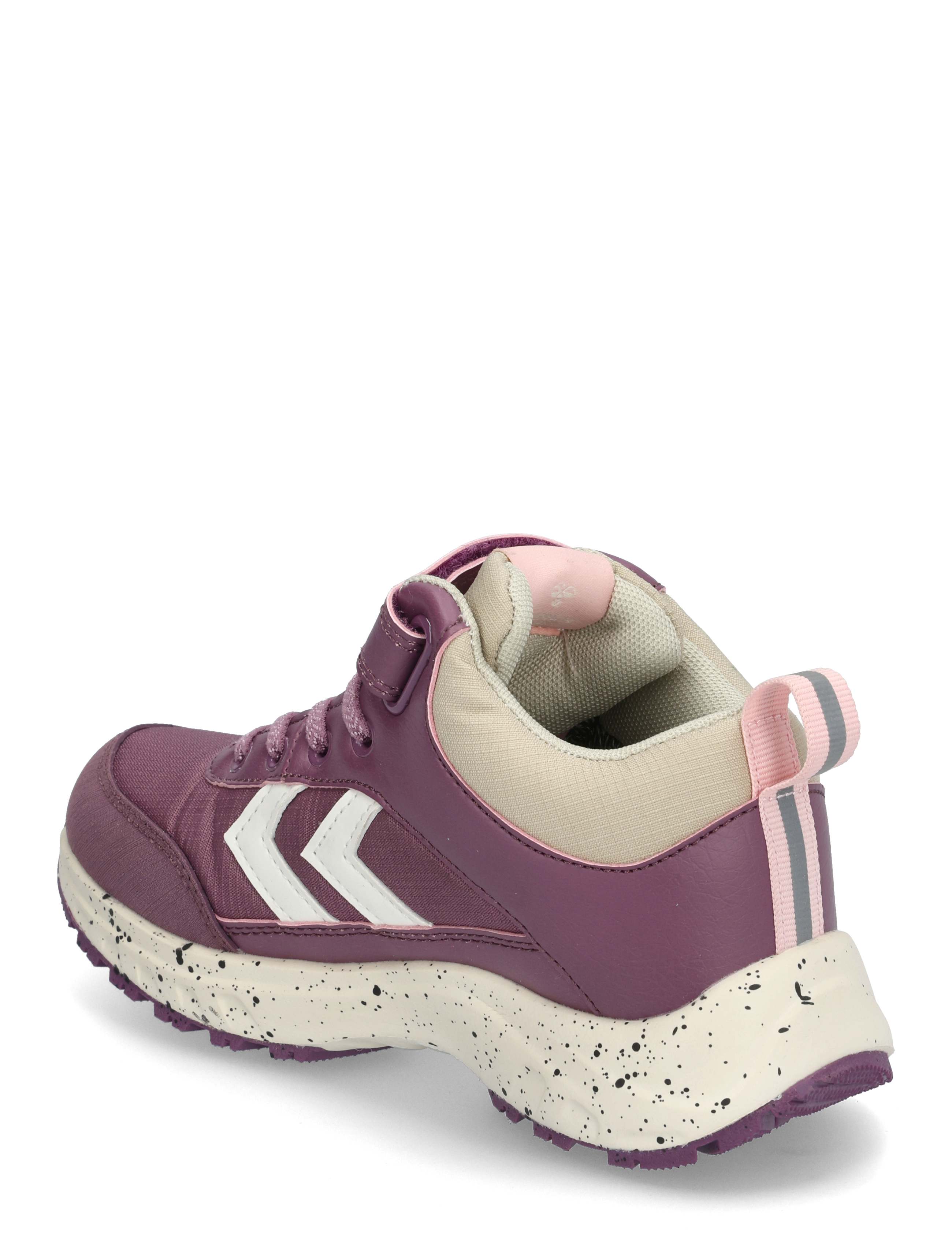 Hummel - ROOT TEX JR - korkeavartiset tennarit - tulipwood - 2
