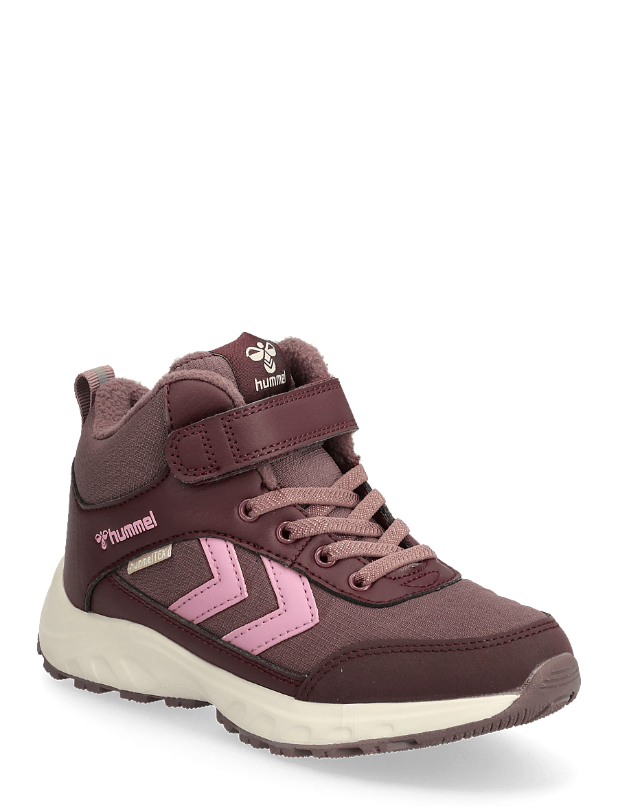 Hummel - ROOT TEX JR - høje sneakers - vineyard wine - 0