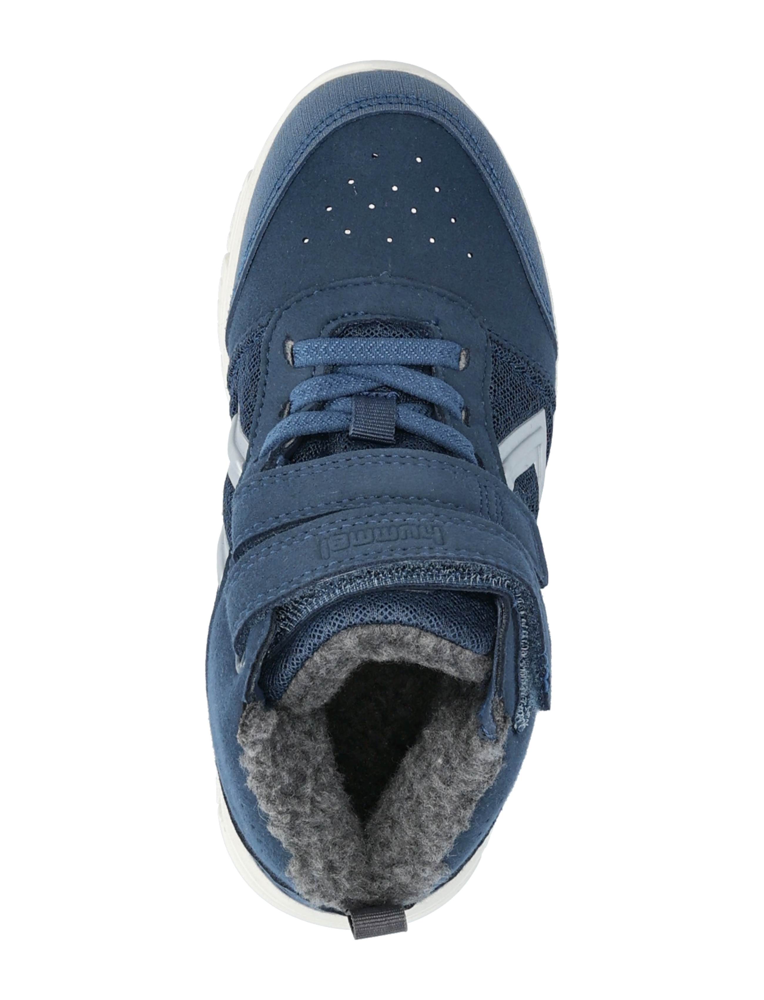 Hummel - CROSSLITE WINTER MID TEX JR - shoes - dark denim - 3