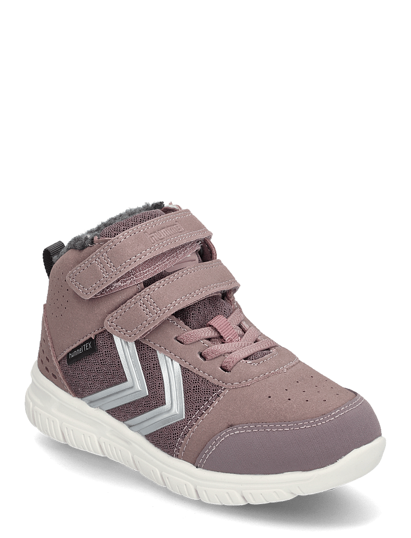 Hummel - CROSSLITE WINTER MID TEX JR - vinter boots - twilight mauve - 0