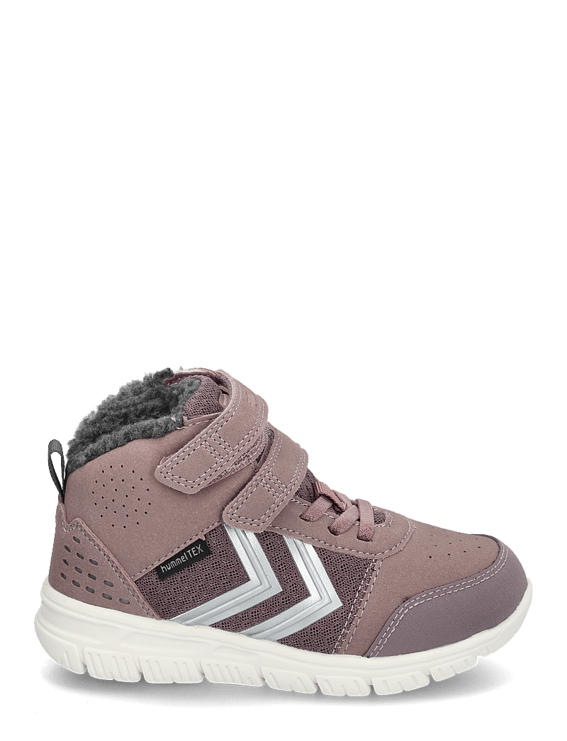 Hummel - CROSSLITE WINTER MID TEX JR - vinter boots - twilight mauve - 1