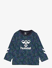 Hummel - hmlOLLY T-SHIRT L/S - långärmade t-shirts - black iris - 0