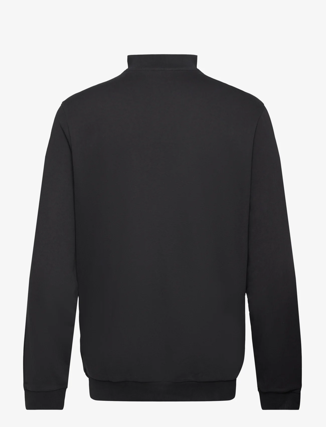 Hummel - hmlLGC WESLEY HALF ZIP SWEATSHIRT - sweatshirts & huvtröjor - black - 1