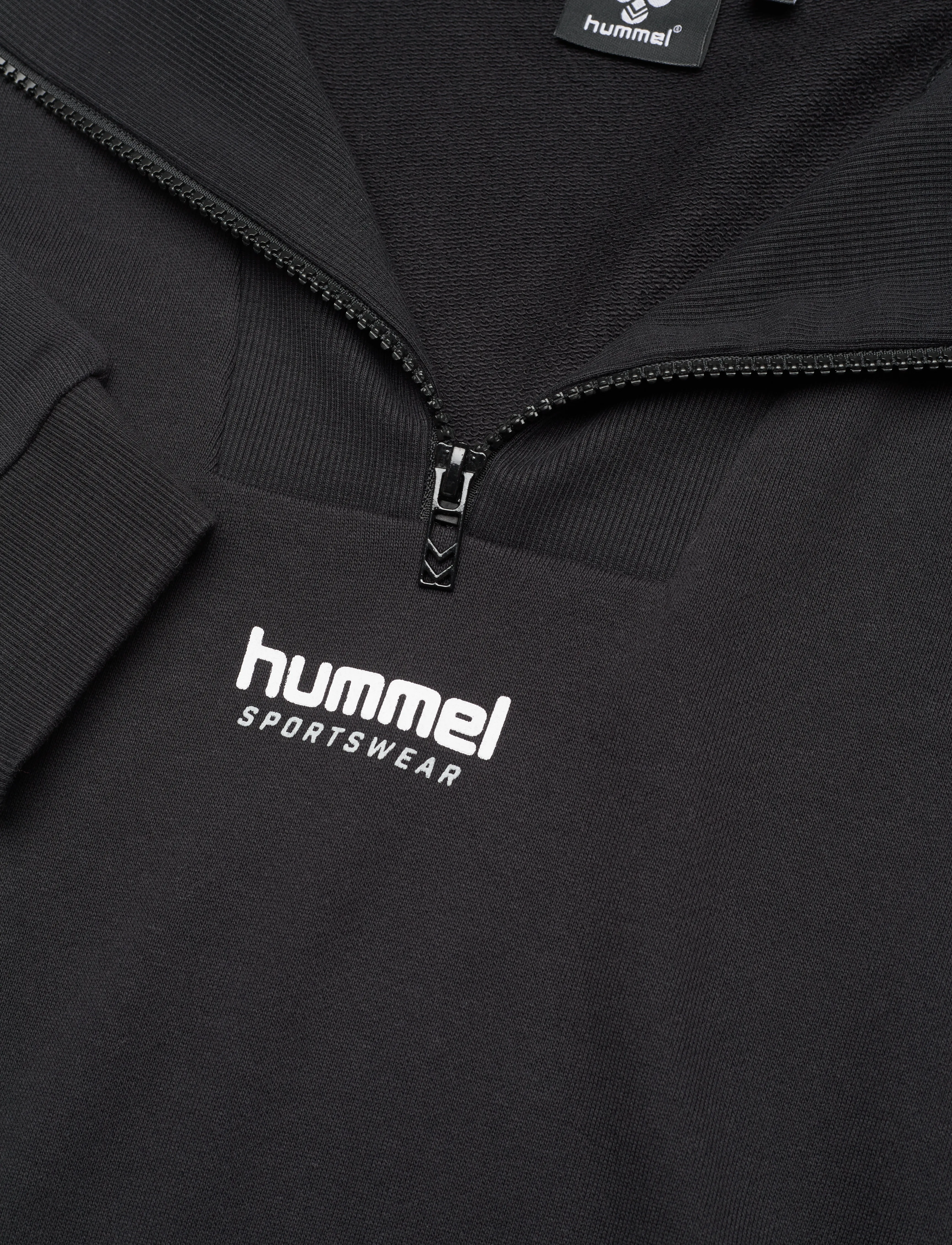 Hummel - hmlLGC WESLEY HALF ZIP SWEATSHIRT - black - 2