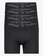 Hummel - hmlMARSTON 4-PACK BOXERS - mažiausios kainos - black/black - 0