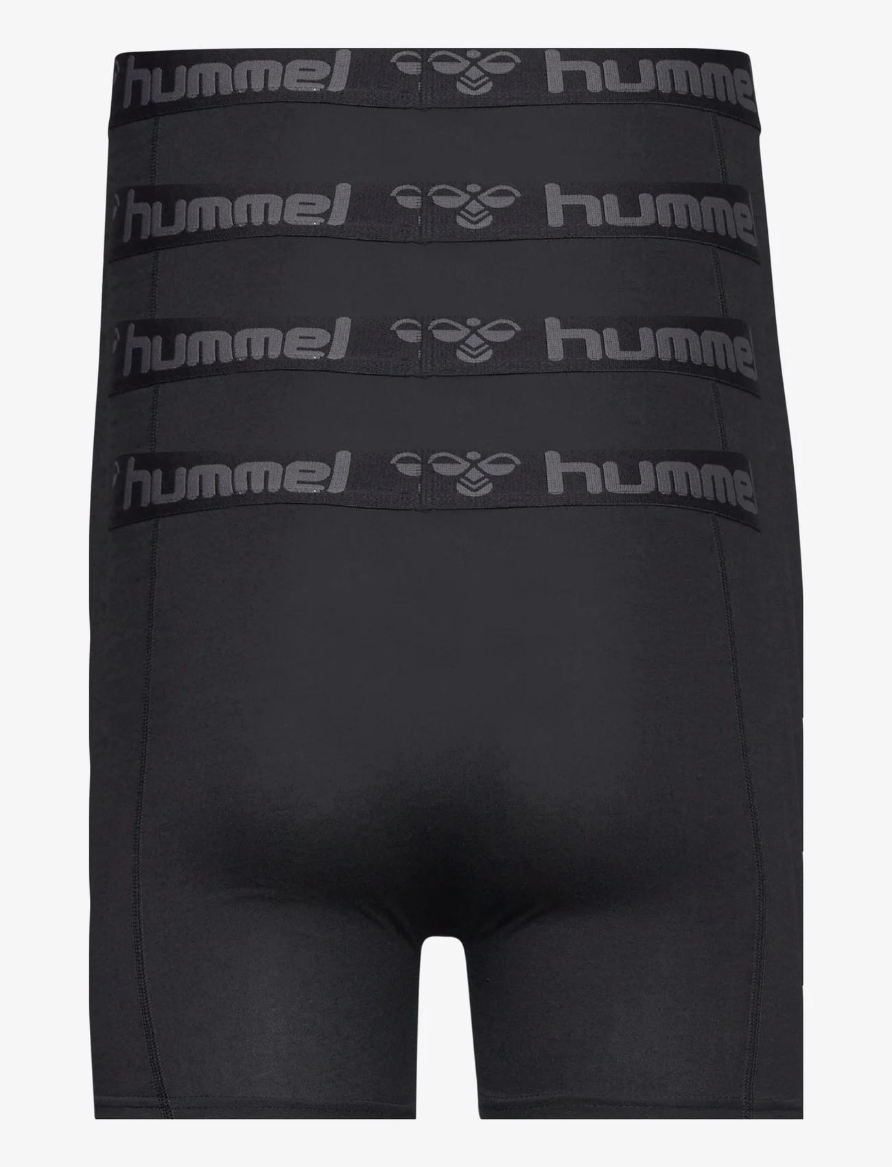 Hummel - hmlMARSTON 4-PACK BOXERS - najniższe ceny - black/black - 1