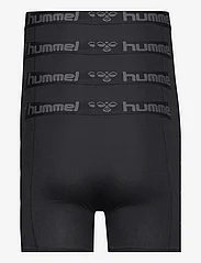 Hummel - hmlMARSTON 4-PACK BOXERS - zemākās cenas - black/black - 1