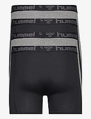 Hummel - hmlMARSTON 4-PACK BOXERS - laveste priser - black/dark grey melange - 1