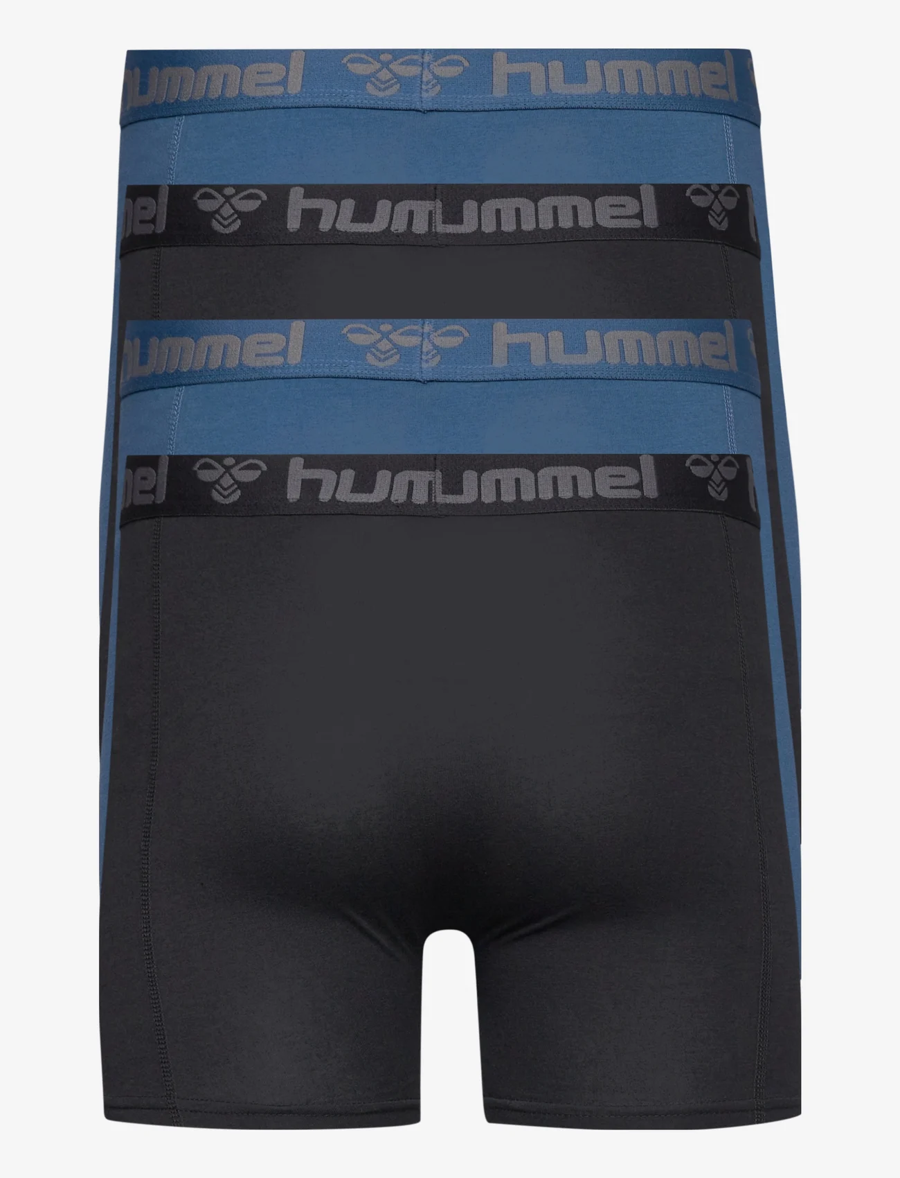 Hummel - hmlMARSTON 4-PACK BOXERS - mažiausios kainos - black/insigina blue - 1
