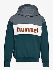 Hummel - hmlMORTEN HOODIE - kapuzenpullover - deep teal - 0