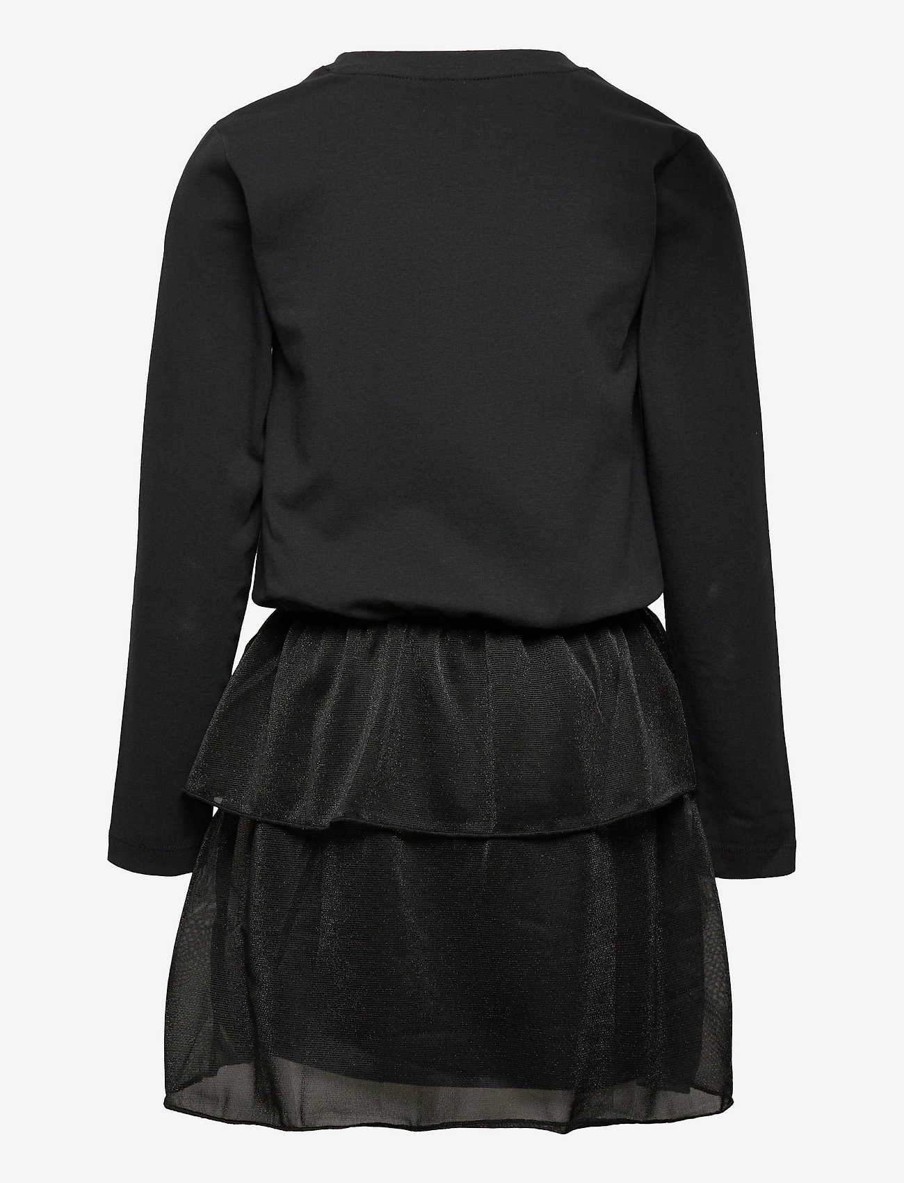 Hummel - hmlELLY DRESS - pikkade varrukatega vabaaja kleidid - black - 1