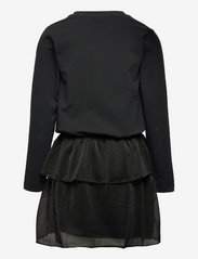 Hummel - hmlELLY DRESS - pikkade varrukatega vabaaja kleidid - black - 1