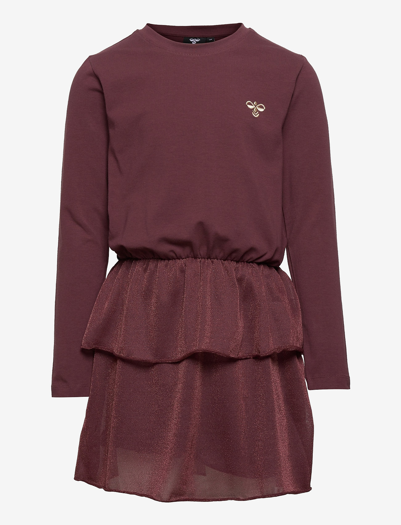 Hummel - hmlELLY DRESS - long-sleeved casual dresses - chocolate truffle - 0