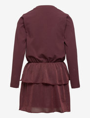 Hummel - hmlELLY DRESS - long-sleeved casual dresses - chocolate truffle - 1