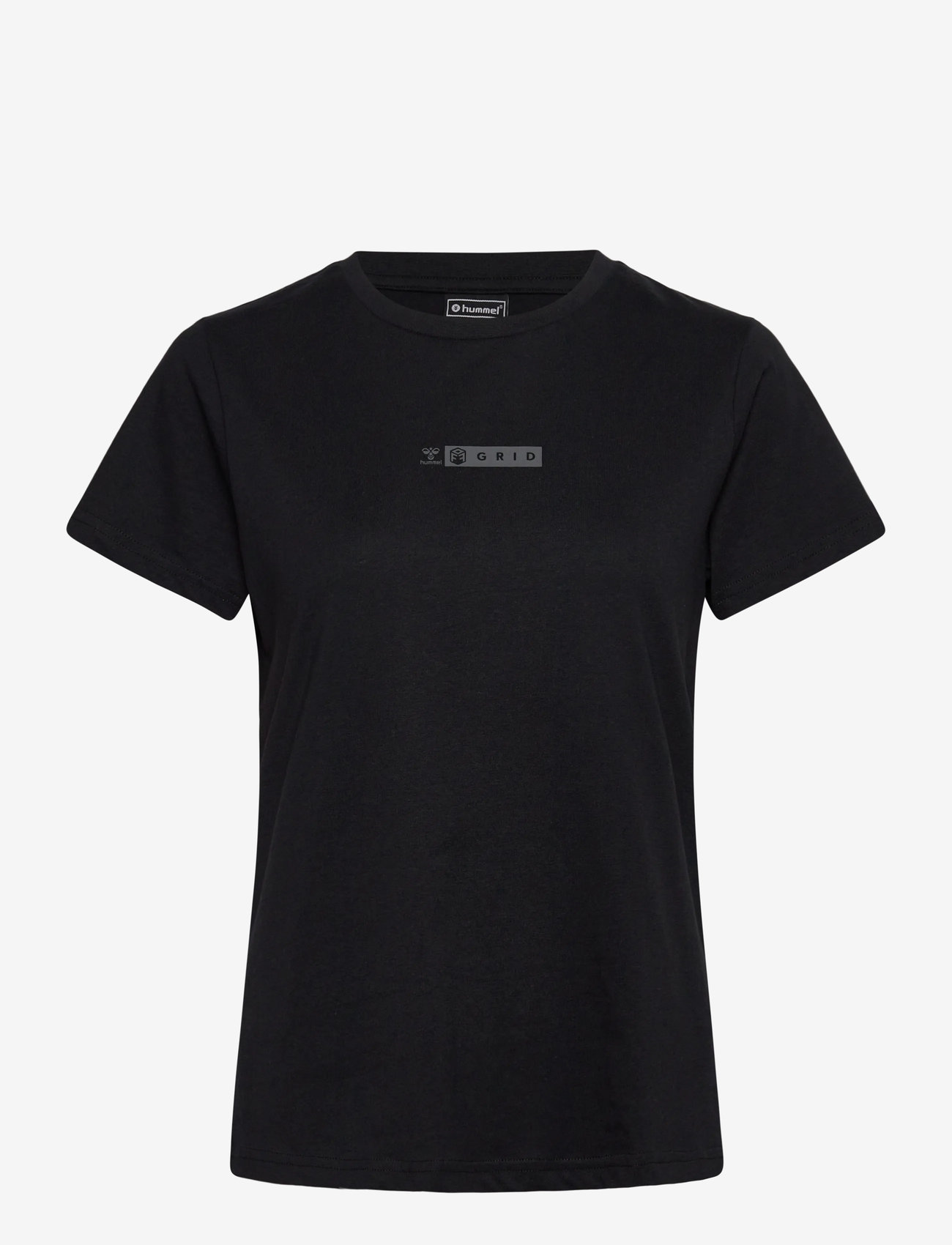 Hummel - hmlOFFGRID TEE S/S WO - t-shirts - jet black/forged iron - 0