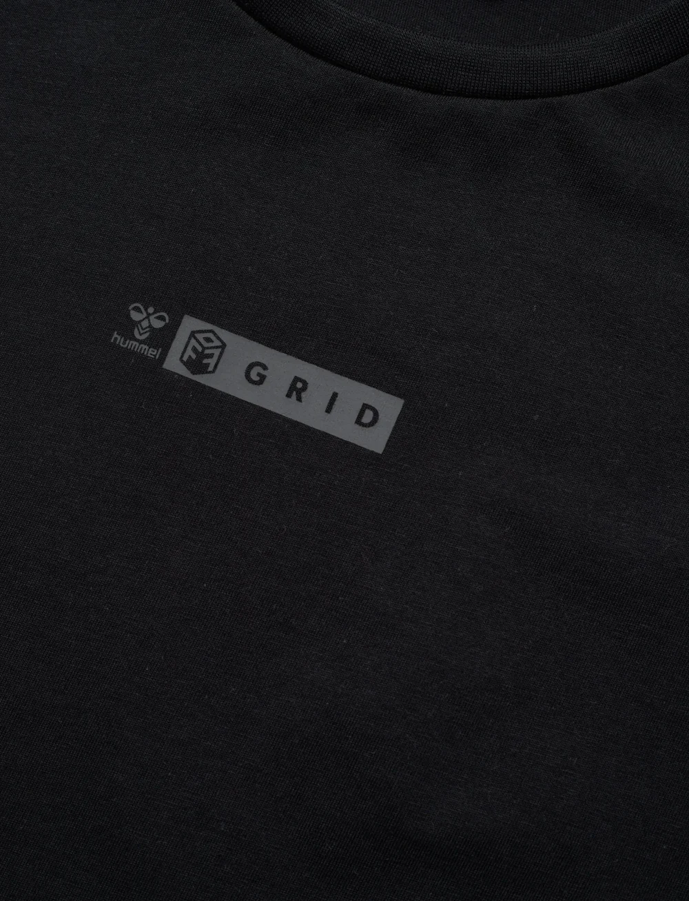 Hummel - hmlOFFGRID TEE S/S WO - t-shirts - jet black/forged iron - 2