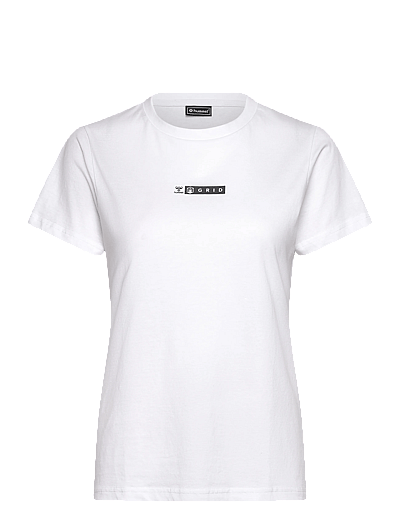 Hummel hmlOFFGRID TEE S/S WO - Kleidung - WHITE/FORGED IRON / white