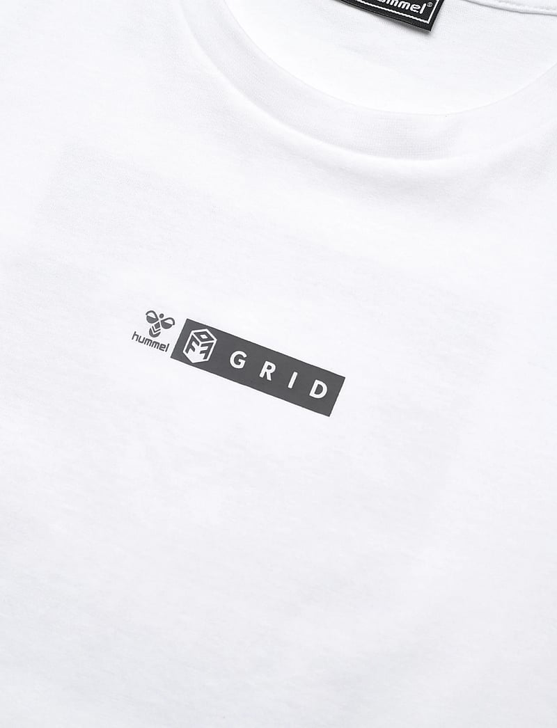 Hummel - hmlOFFGRID TEE S/S WO - t-shirts - white/forged iron - 2