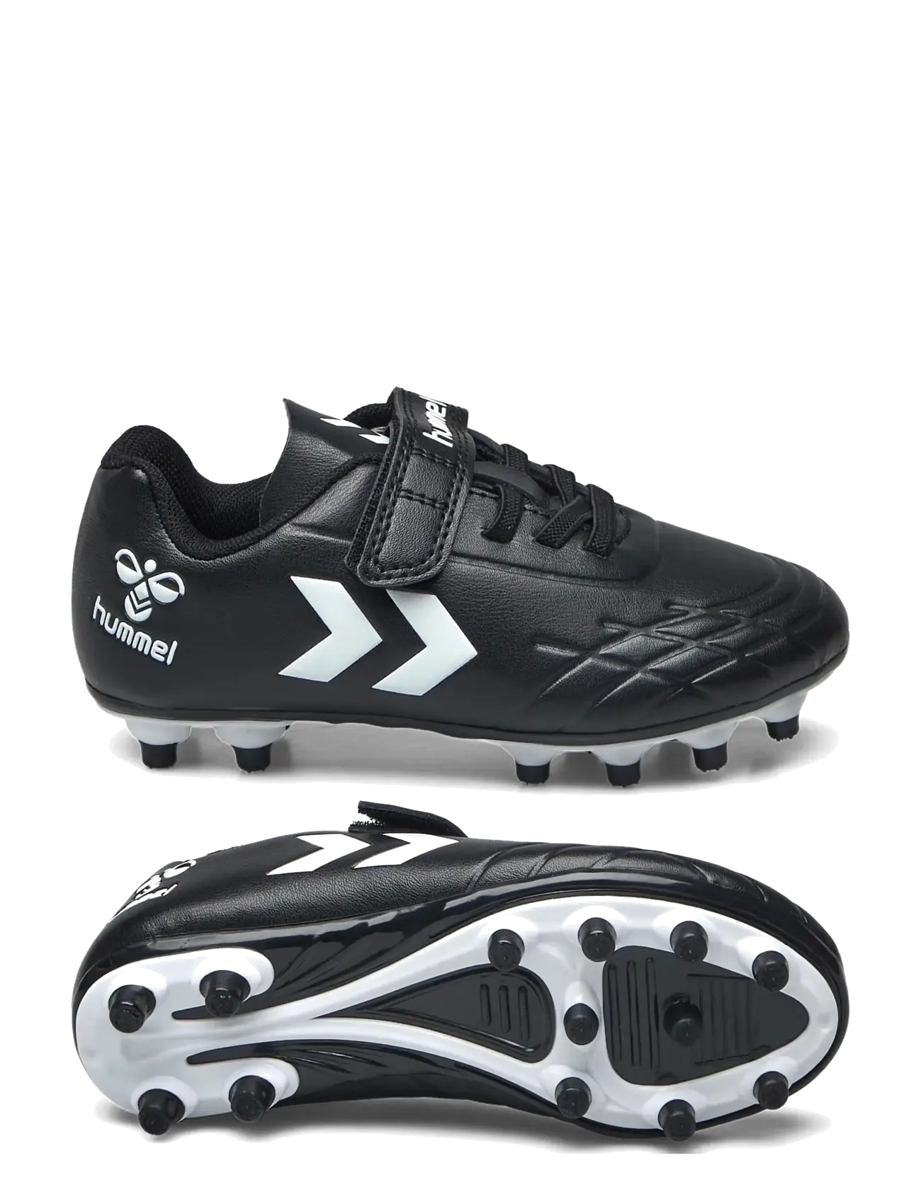 Hummel TOP STAR F.G. JR - Kids 23-34 - BLACK/BLACK / black