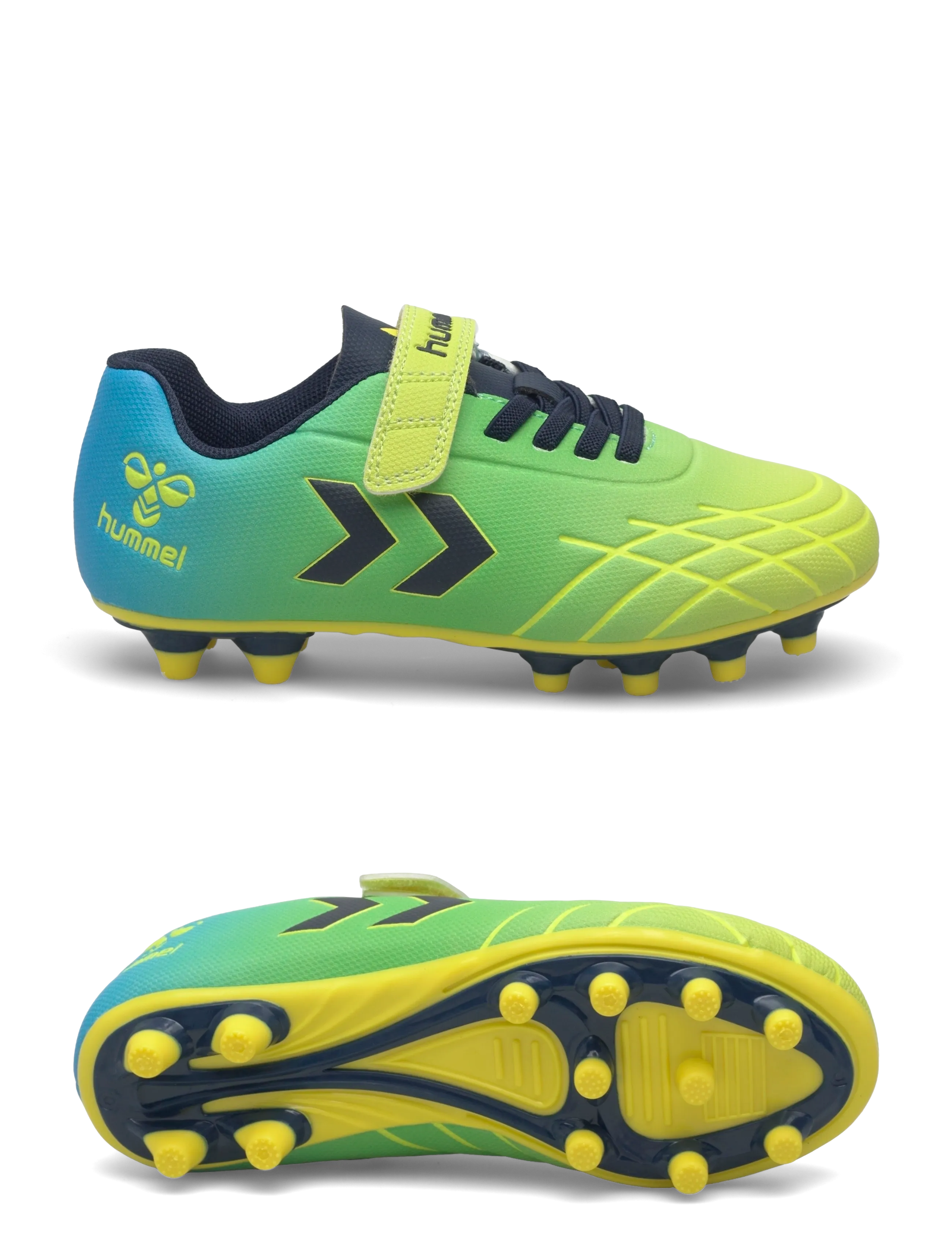 Hummel TOP STAR F.G. JR - Sko - LIMEADE / multi