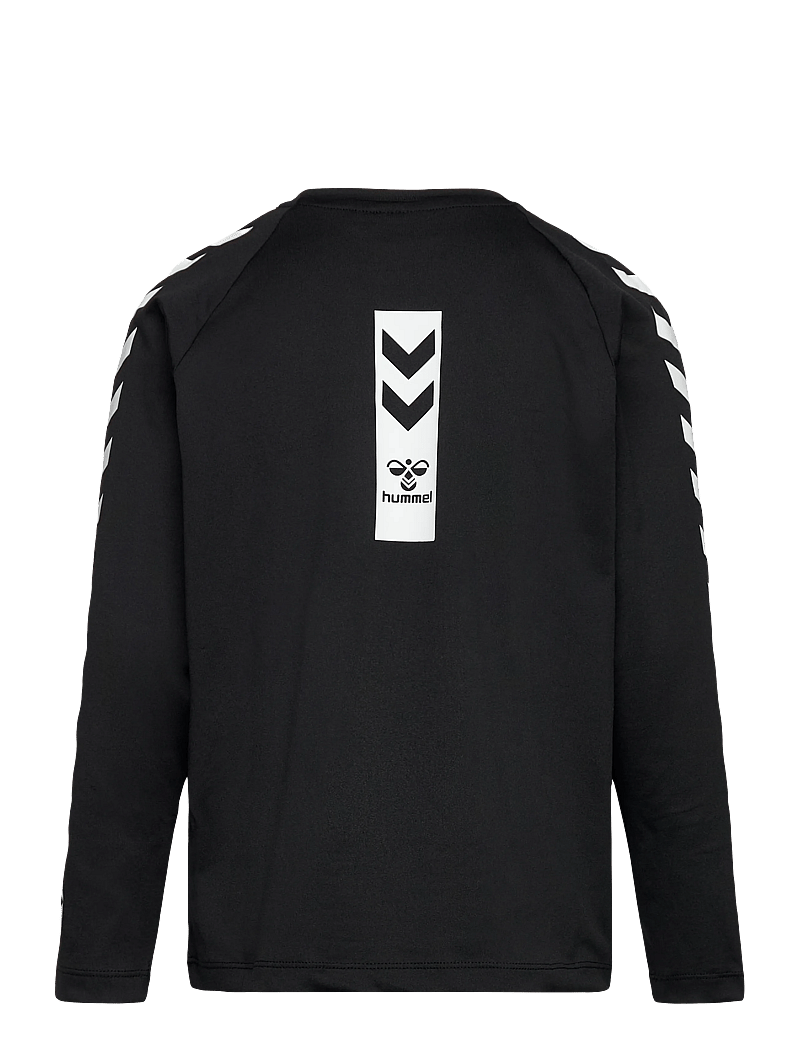 Hummel - hmlFLYING CHAMPION T-SHIRT L/S - langærmede t-shirts - black - 1