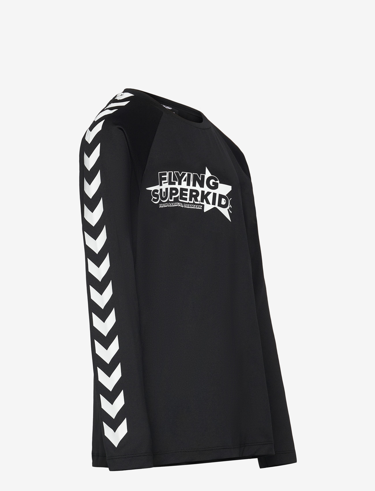 Hummel - hmlFLYING CHAMPION T-SHIRT L/S - langærmede t-shirts - black - 2