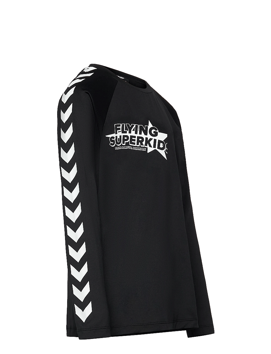 Hummel - hmlFLYING CHAMPION T-SHIRT L/S - pikkade varrukatega t-särgid - black - 2