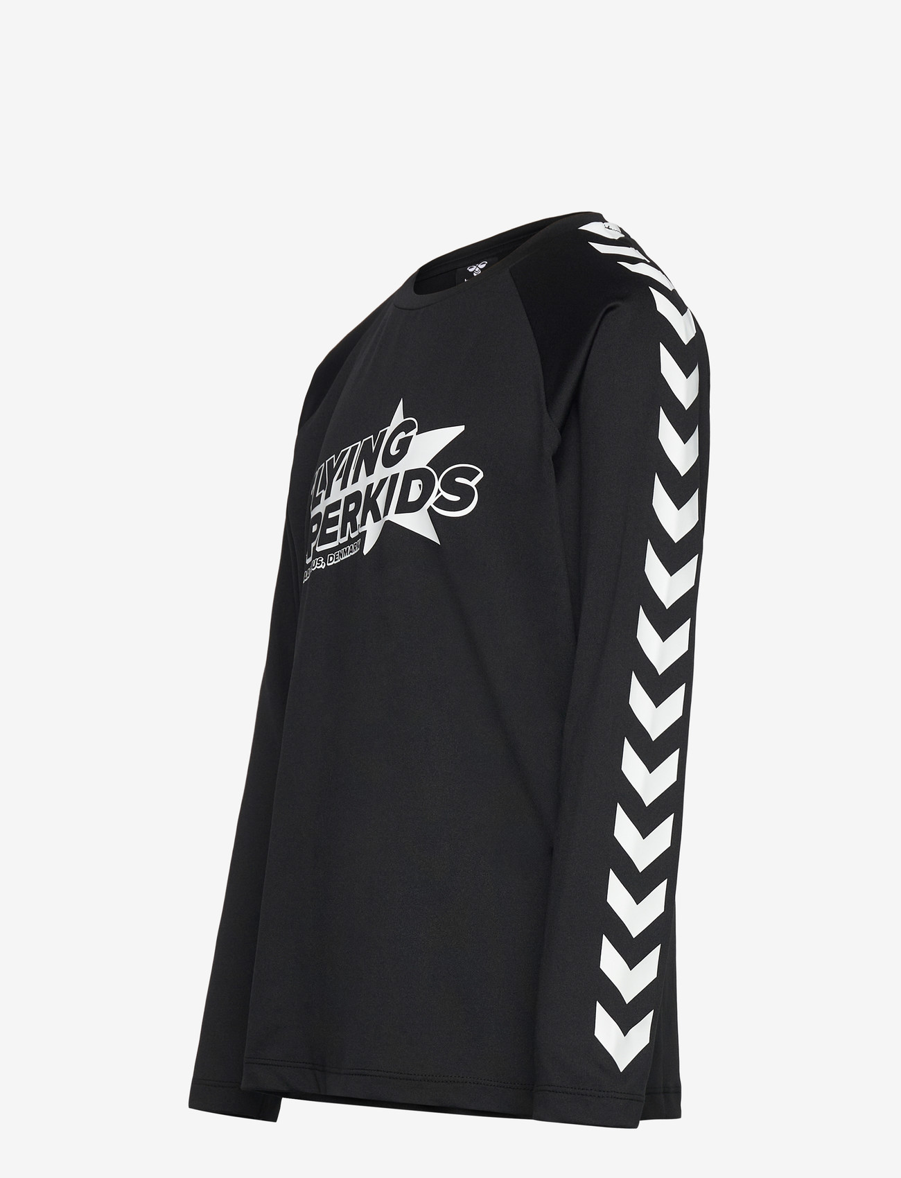Hummel - hmlFLYING CHAMPION T-SHIRT L/S - langærmede t-shirts - black - 3