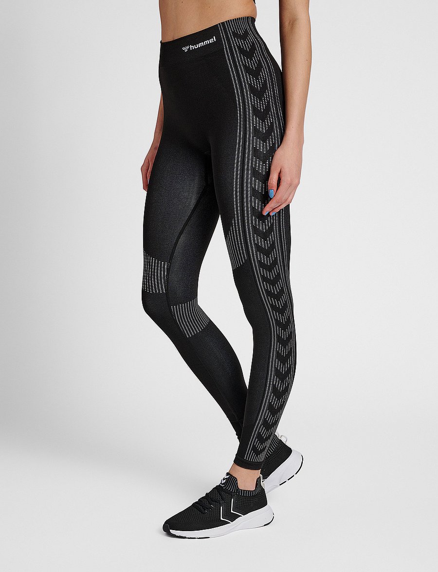 Hummel - hmlMT SHAPING SEAMLESS MW TIGHTS - black - 5