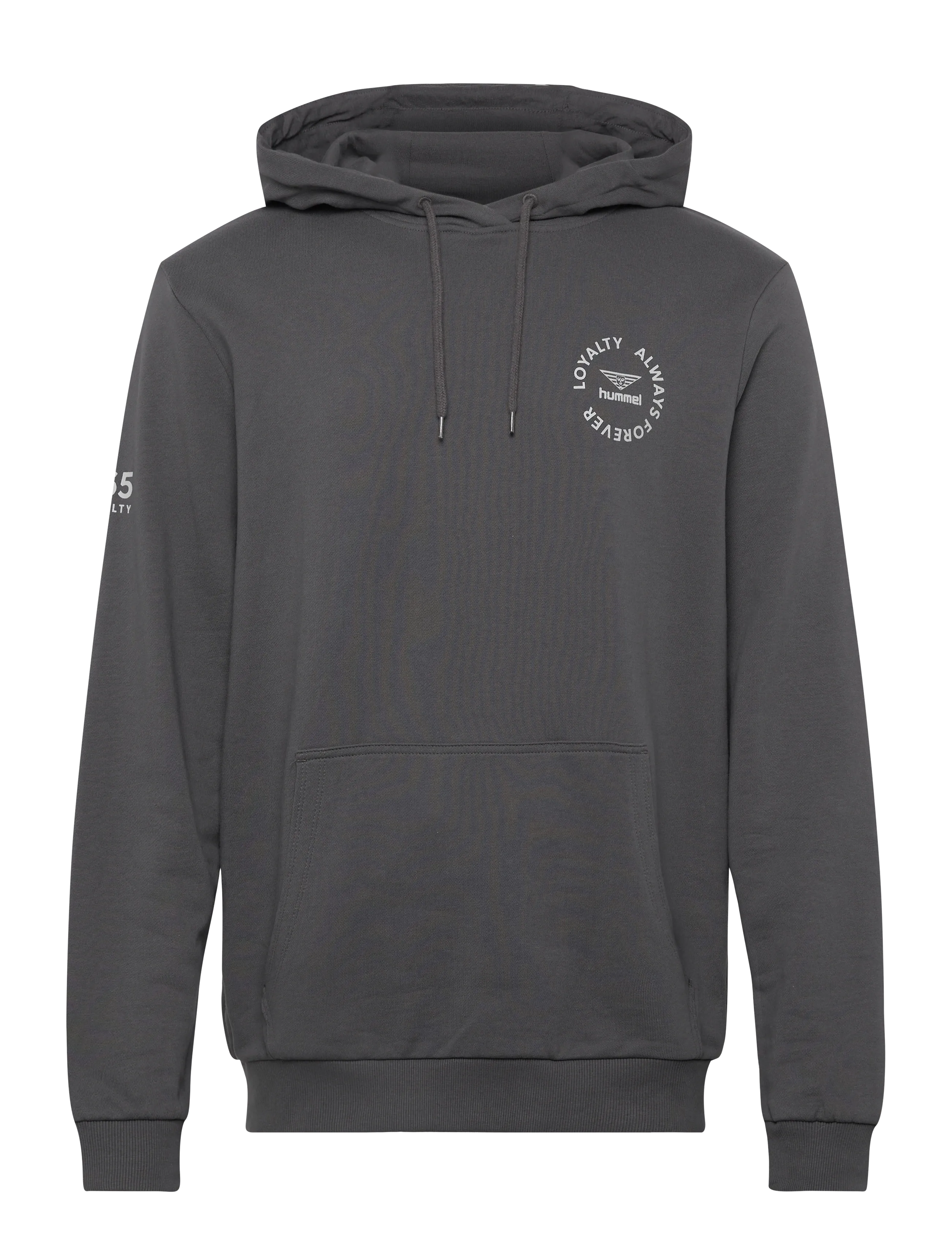 hmlLGC LOYALTY HOODIE - BLACKENED PEARL