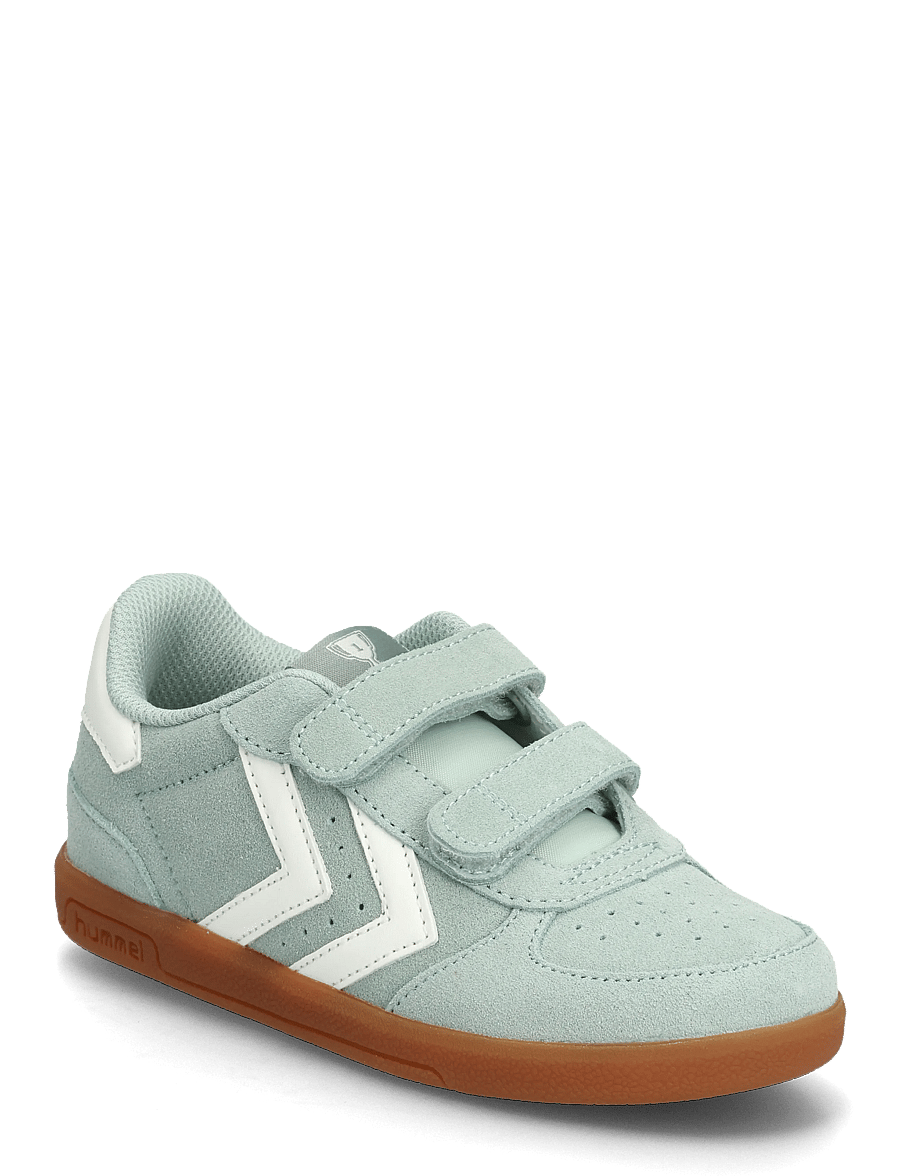 Hummel - VICTORY SUEDE II - låga sneakers - frosty green - 0