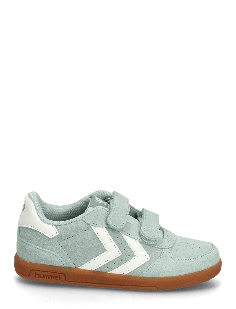 Hummel - VICTORY SUEDE II - matalavartiset tennarit - frosty green - 1