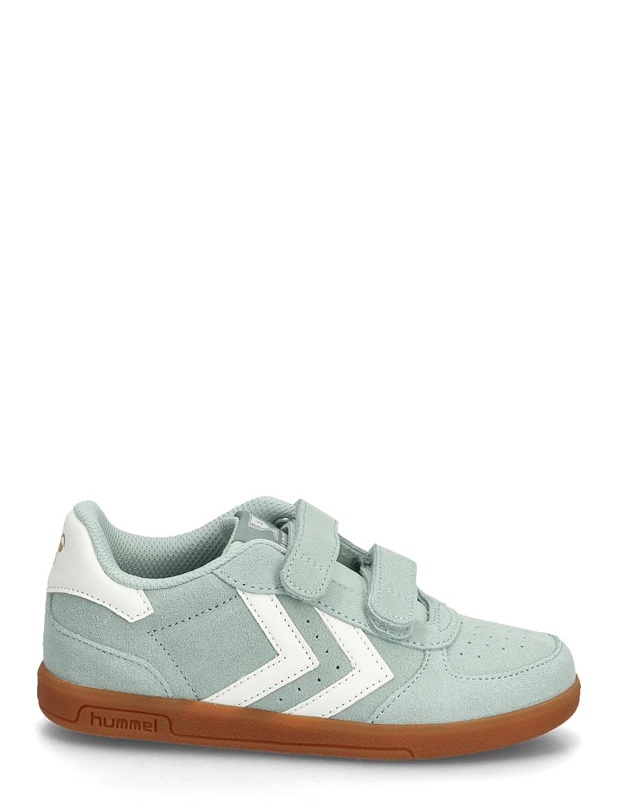 Hummel - VICTORY SUEDE II - låga sneakers - frosty green - 1