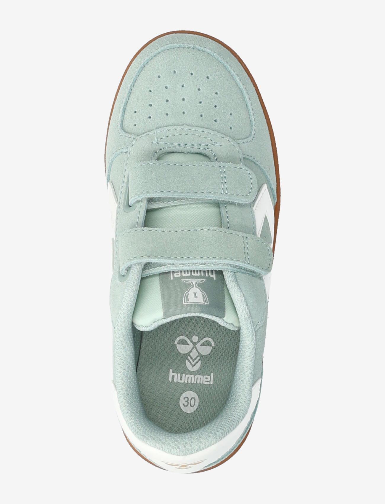 Hummel - VICTORY SUEDE II - matalavartiset tennarit - frosty green - 3