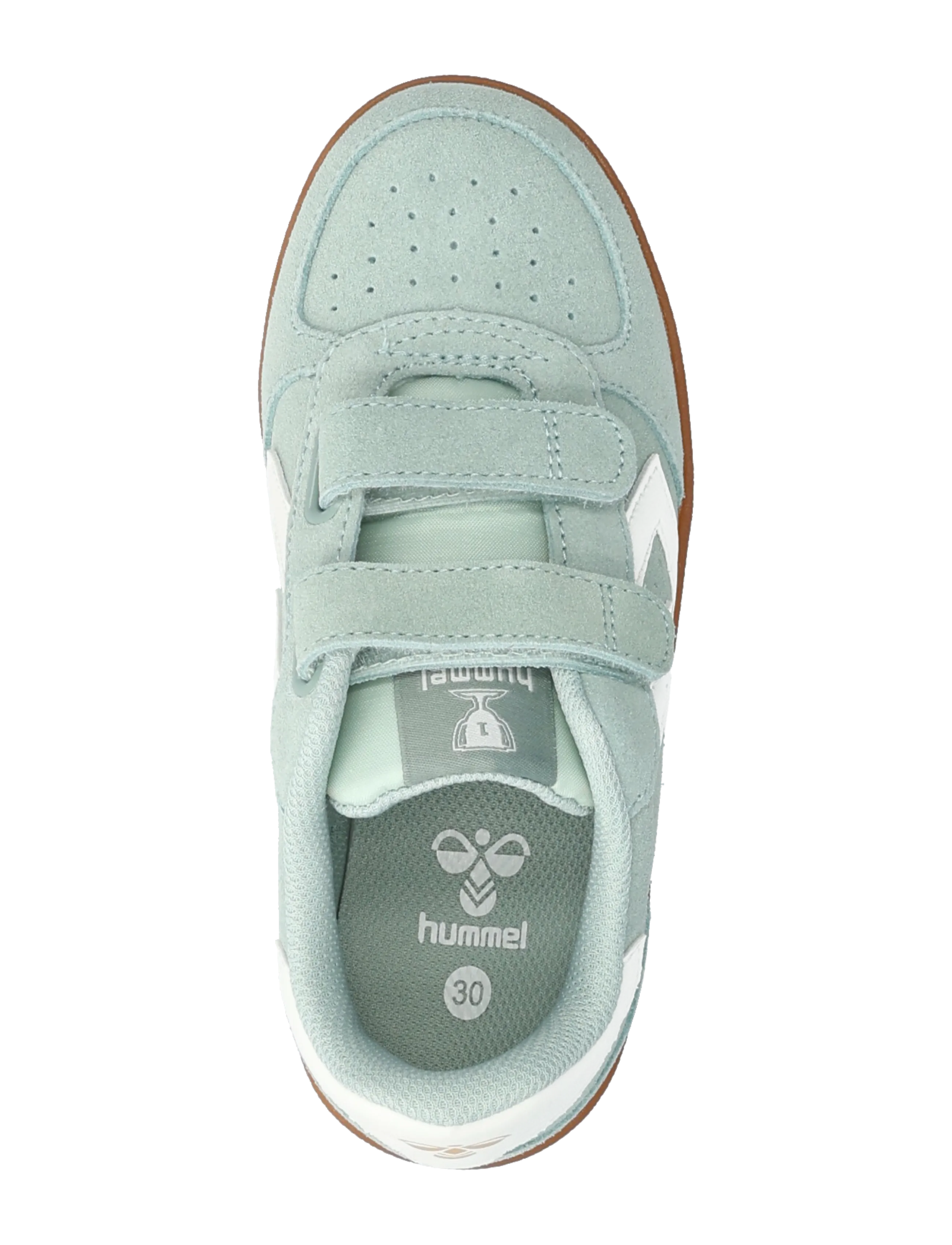 Hummel - VICTORY SUEDE II - låga sneakers - frosty green - 3