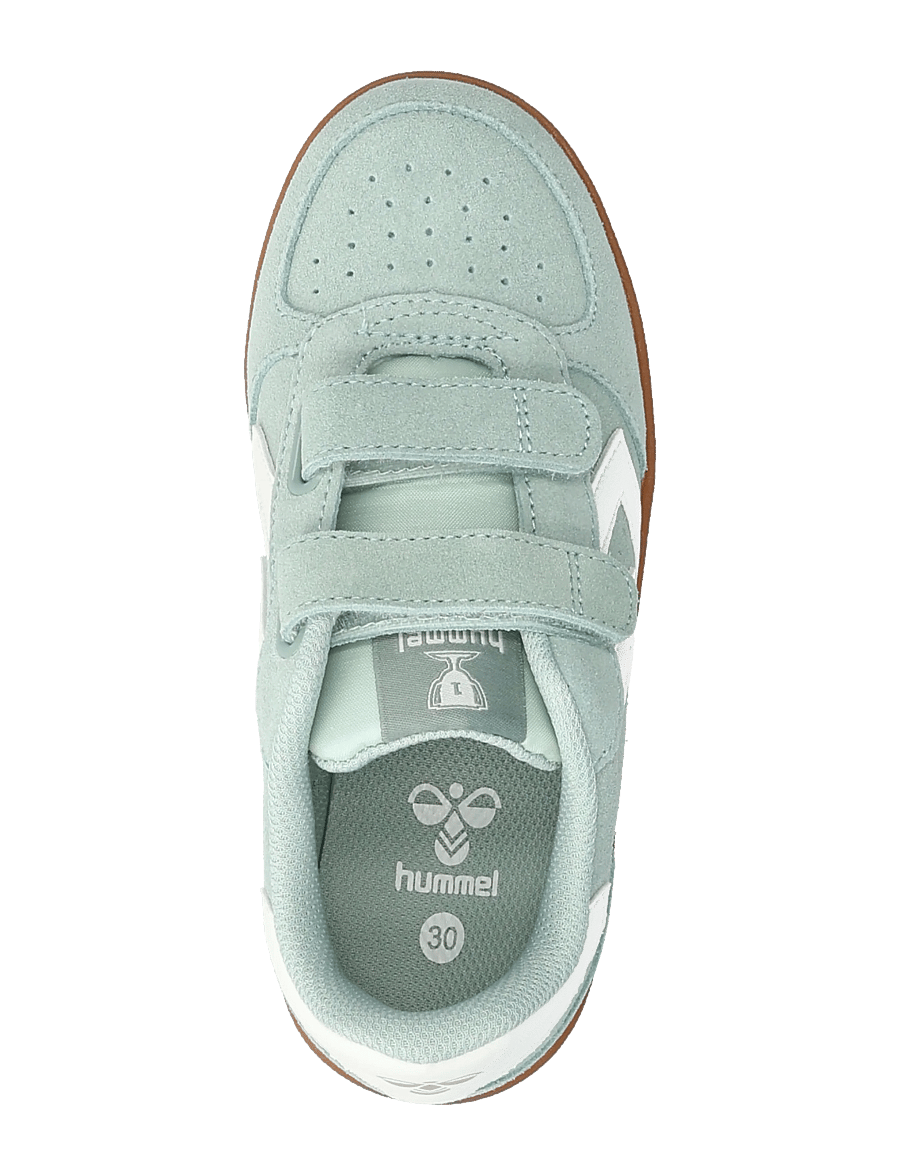 Hummel - VICTORY SUEDE II - låga sneakers - frosty green - 3