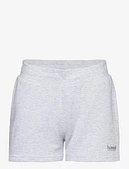 Hummel - hmlLGC SENNA SWEAT SHORTS - sweat shorts - light grey melange - 0